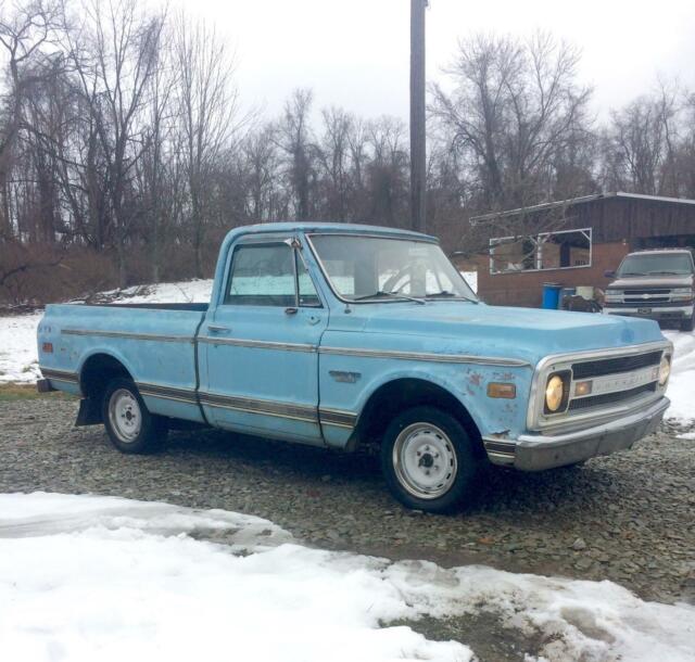 1969 Blue Chevrolet C-10