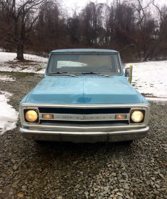1969 Blue Chevrolet C-10