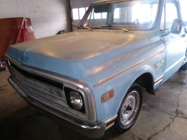 1969 Blue Chevrolet C-10