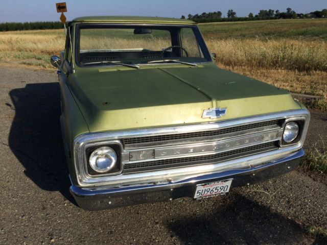1969 Green Chevrolet C-10