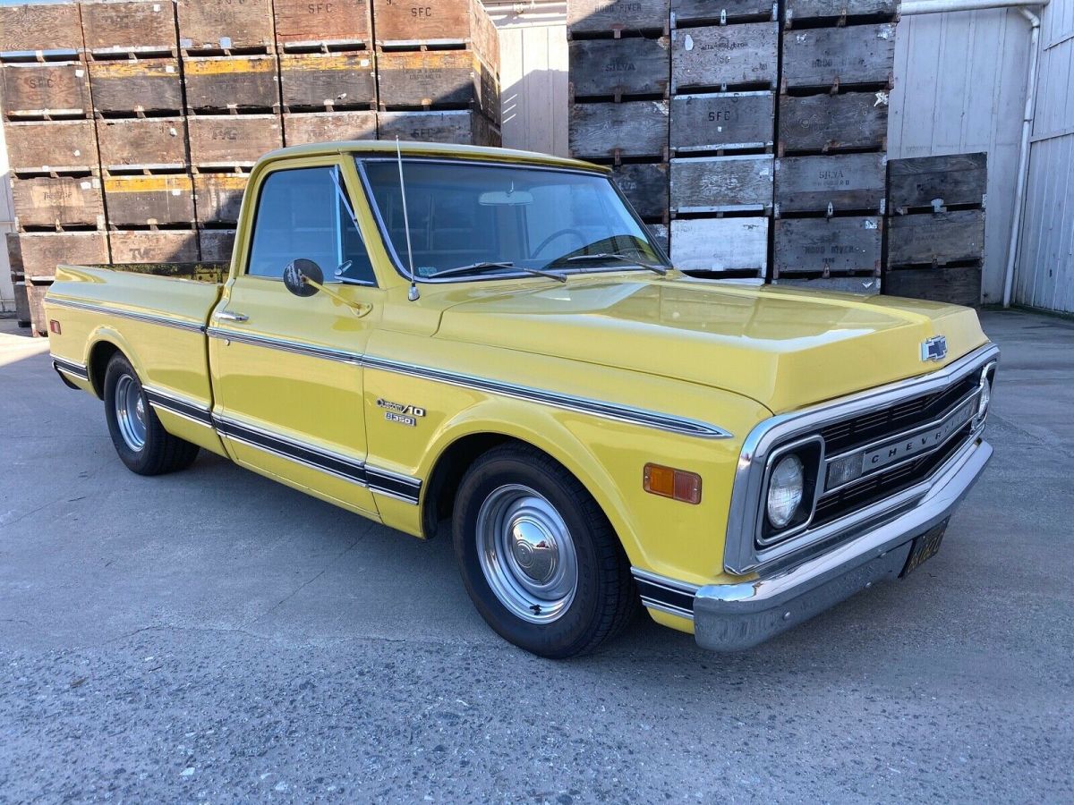 1969 Light Yellow Chevrolet C-10 Standard Cab Pickup