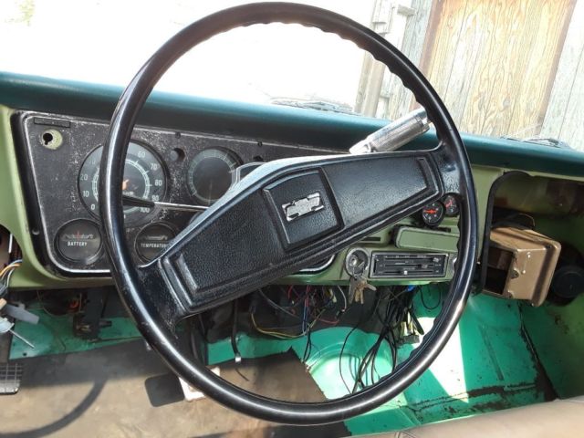 1969 Green Chevrolet C-10 Crew Cab Pickup