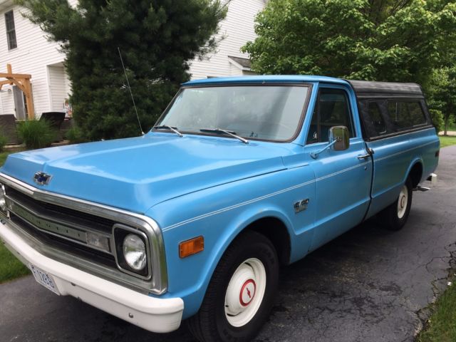 1969 Blue Chevrolet C/K Pickup 1500
