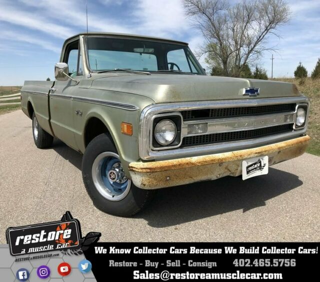 1969 Green Chevrolet C10 Pickup (Truck)
