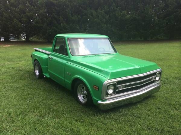 1969 Green Chevrolet C-10 c 10