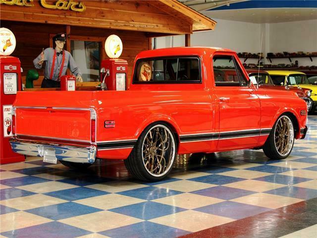 1969 Red Chevrolet C-10 --