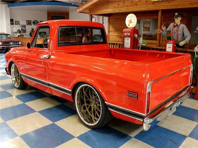 1969 Red Chevrolet C-10 --