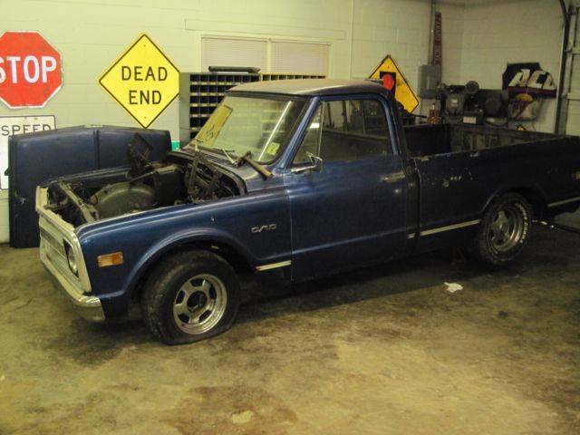1969 Blue Chevrolet C-10 Standard Cab Pickup
