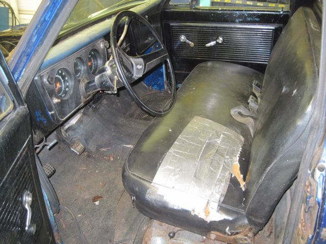 1969 Blue Chevrolet C-10 Standard Cab Pickup
