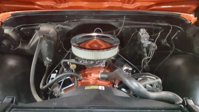 1969 Orange / White Chevrolet C-10