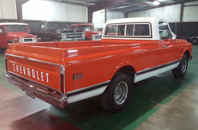 1969 Orange / White Chevrolet C-10