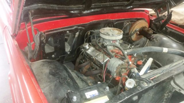 1969 Red Chevrolet C-10 Standard Cab Pickup