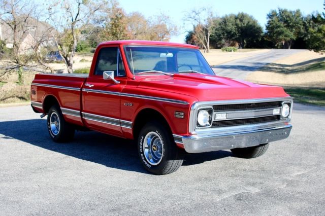 1969 Red Chevrolet C-10