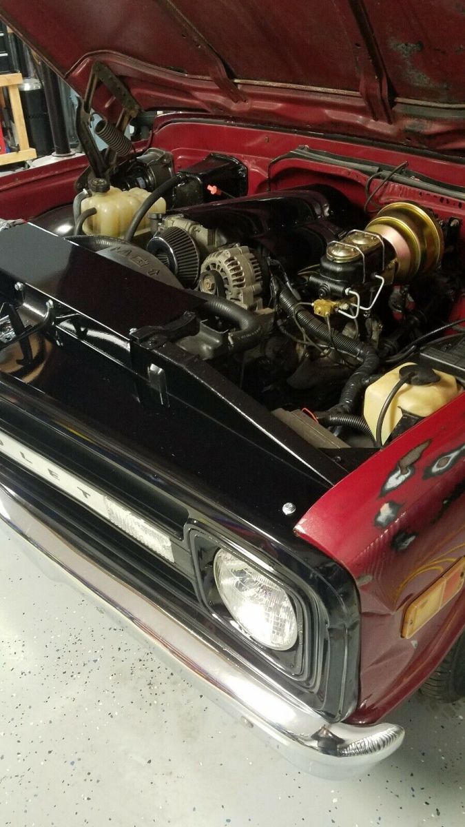 1969 Red Chevrolet C10/K10 Pickup