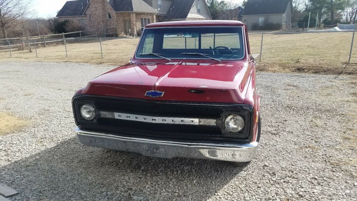1969 Red Chevrolet C10/K10 Pickup
