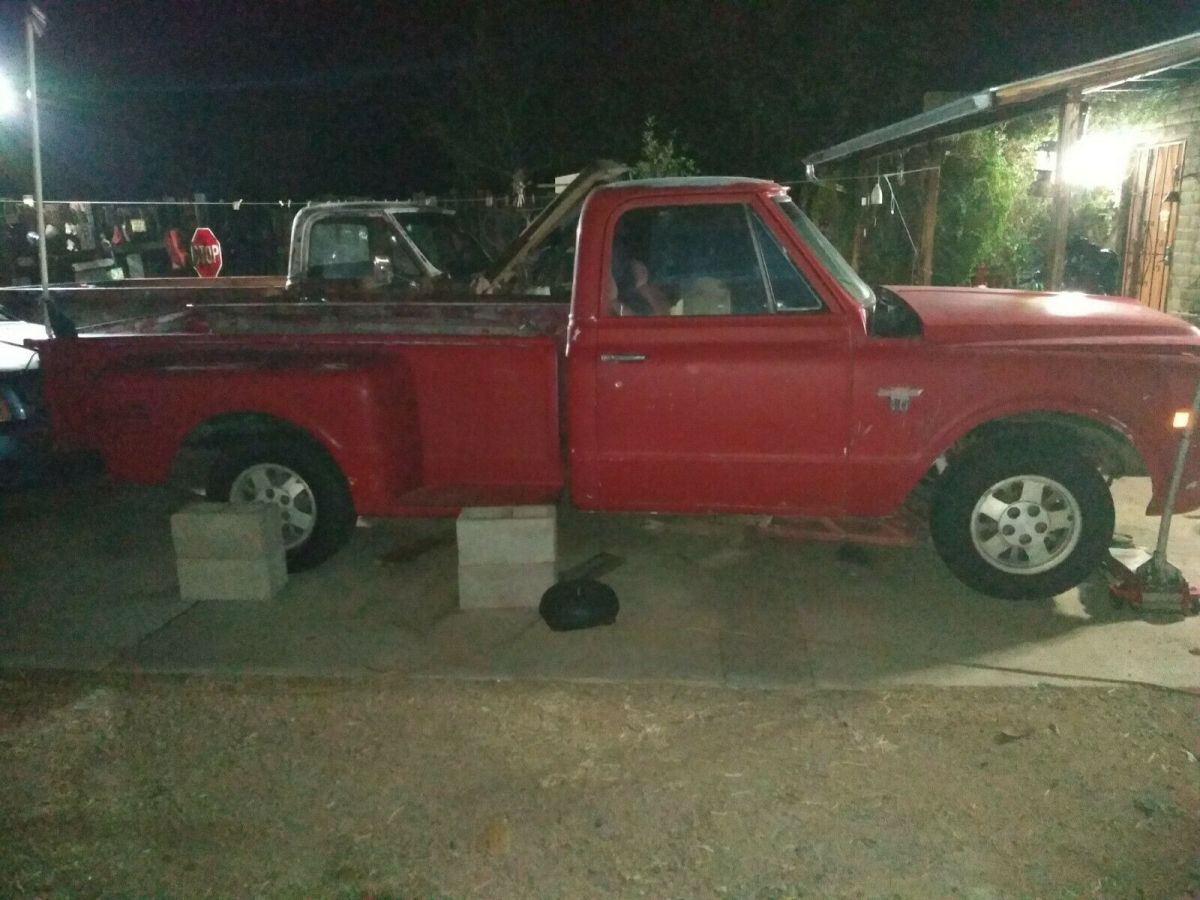1969 Red Chevrolet C10/K10 Pickup