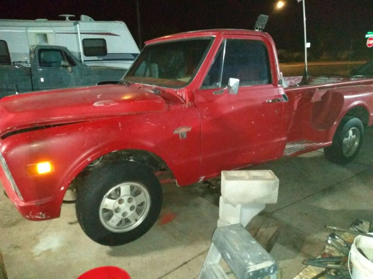 1969 Red Chevrolet C10/K10 Pickup