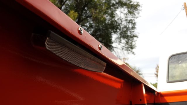 1969 Orange/white Chevrolet C-10