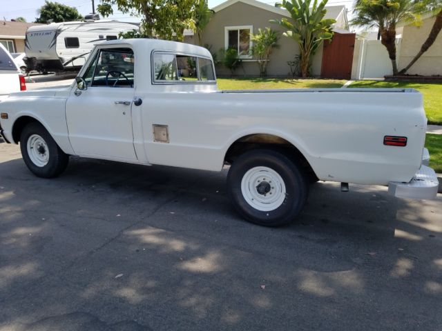 1969 White Chevrolet C20 Pickup Standard Cab Pickup