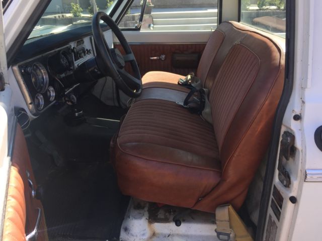 1969 White Chevrolet C/K Pickup 3500