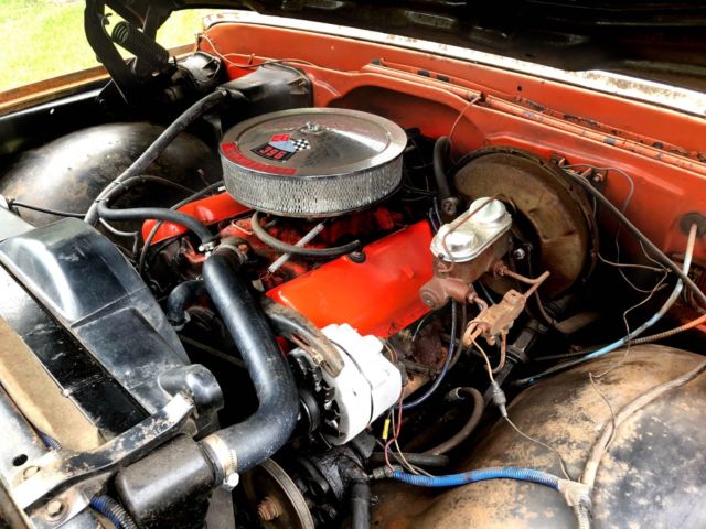1969 Orange / White Chevrolet C/K Pickup 2500 Pickup