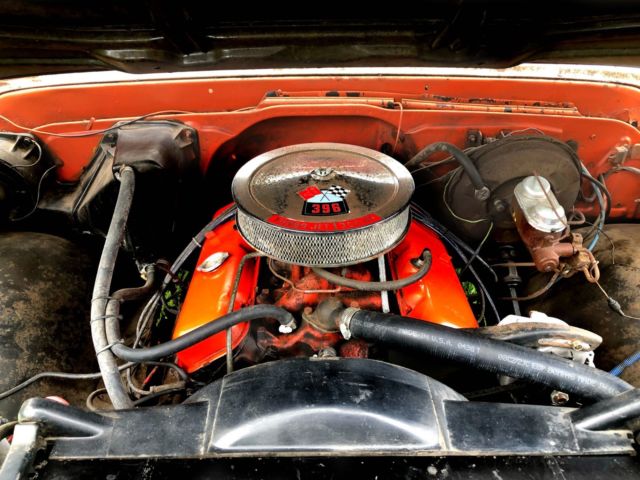 1969 Orange / White Chevrolet C/K Pickup 2500 Pickup