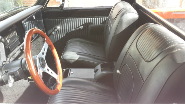 1969 Orange Chevrolet C-10 pickup