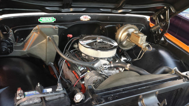 1969 Orange Chevrolet C-10 pickup