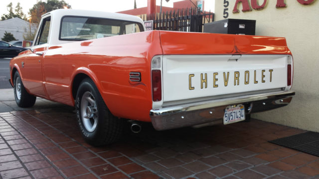 1969 Orange Chevrolet C-10 pickup