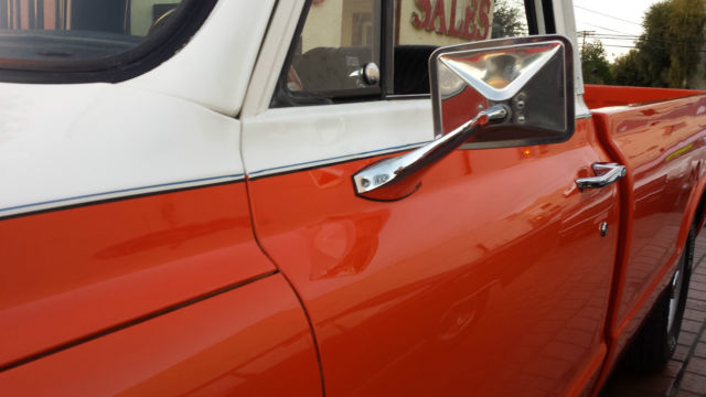 1969 Orange Chevrolet C-10 pickup