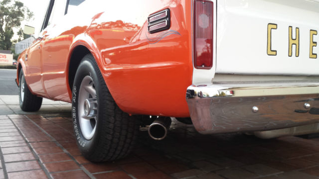 1969 Orange Chevrolet C-10 pickup