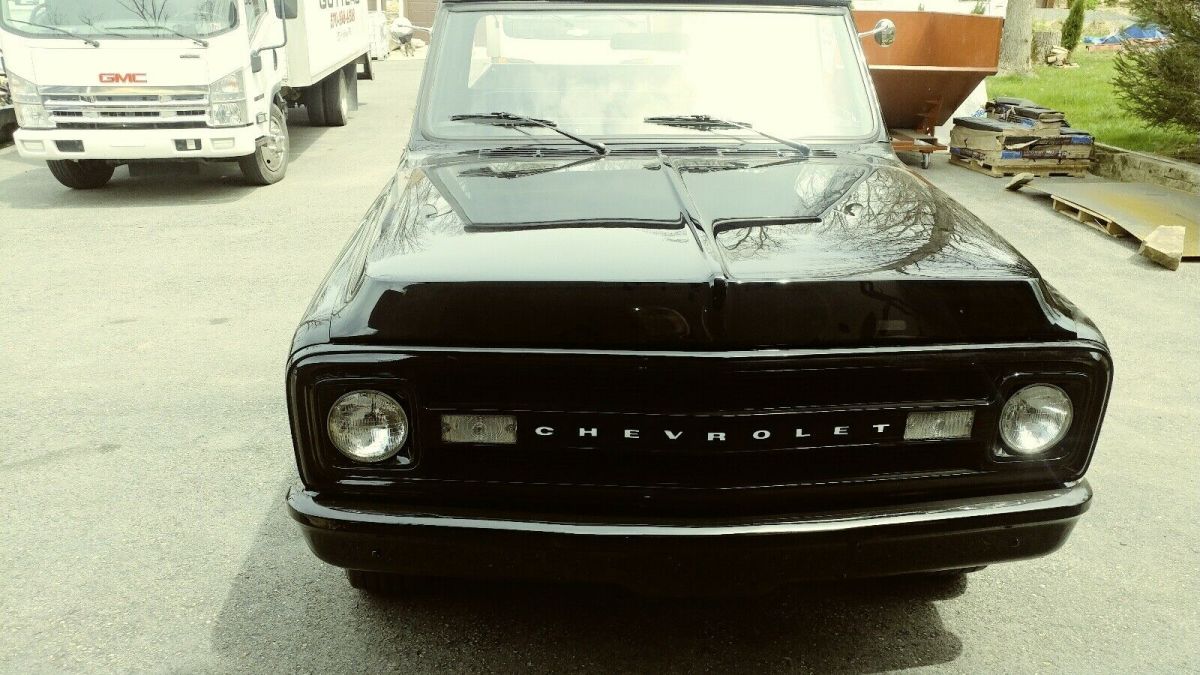 1969 Black Chevrolet C20/K20 Pickup