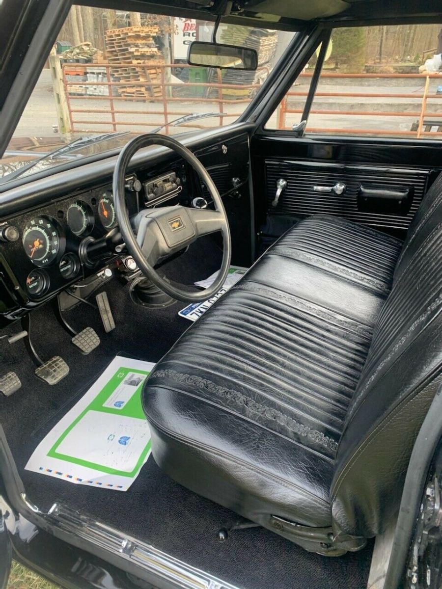 1969 Black Chevrolet C20/K20 Pickup