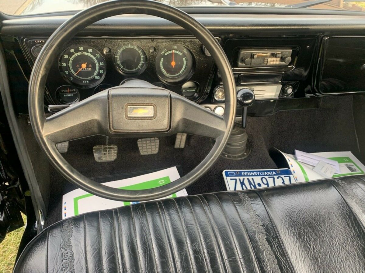 1969 Black Chevrolet C20/K20 Pickup