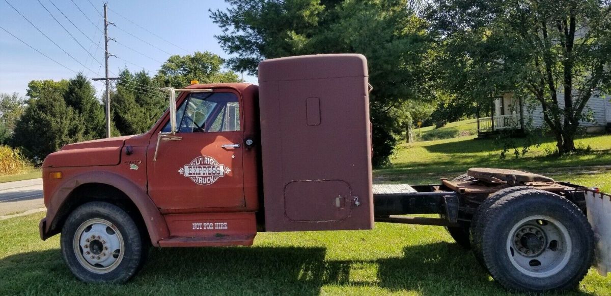 1969 Red Chevrolet c50