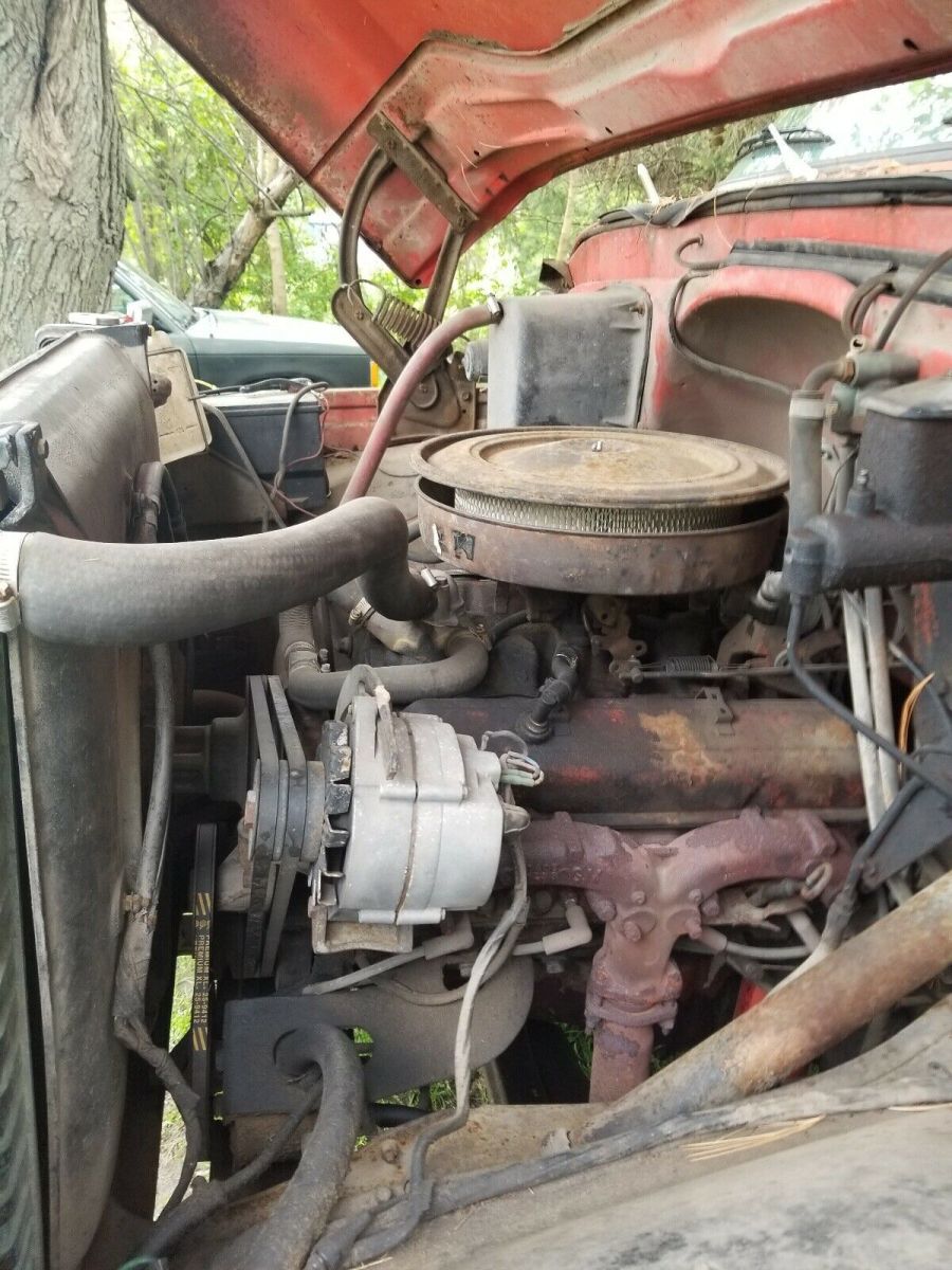 1969 Red Chevrolet c50