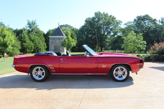 1969 red Chevrolet Camaro Convertible