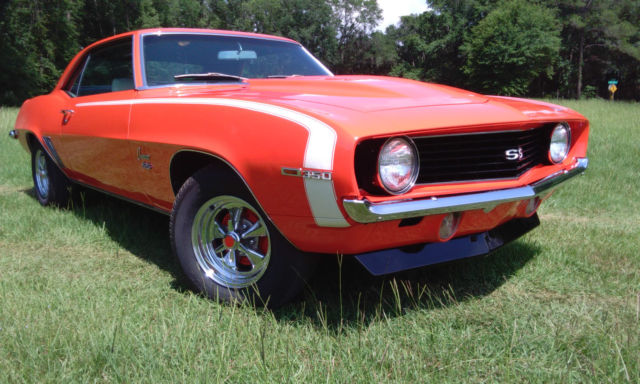 1969 Hugger Orange Chevrolet Camaro Hardtop