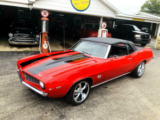 1969 Red Chevrolet Camaro --