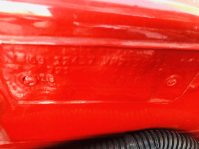 1969 Red Chevrolet Camaro --