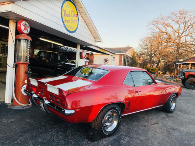 1969 Red Chevrolet Camaro --