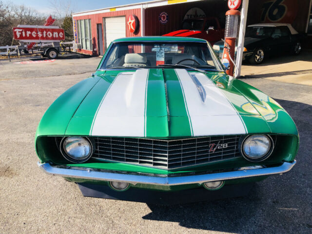1969 Green Chevrolet Camaro --