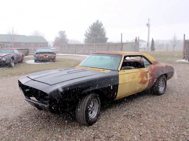 1969 Yellow Chevrolet Camaro Coupe
