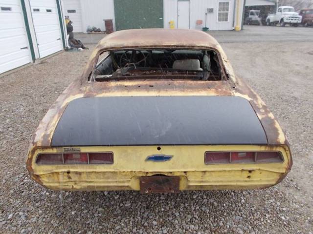 1969 Yellow Chevrolet Camaro Coupe