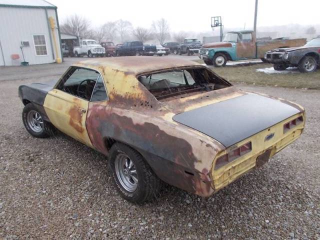 1969 Yellow Chevrolet Camaro Coupe