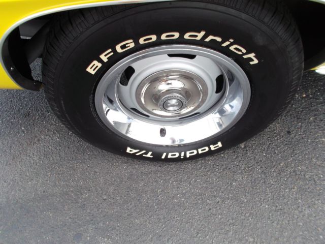 1969 Yellow Chevrolet Camaro Convertible