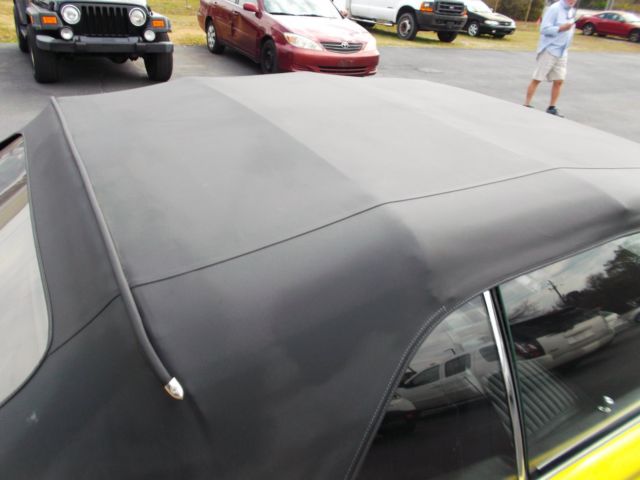 1969 Yellow Chevrolet Camaro Convertible