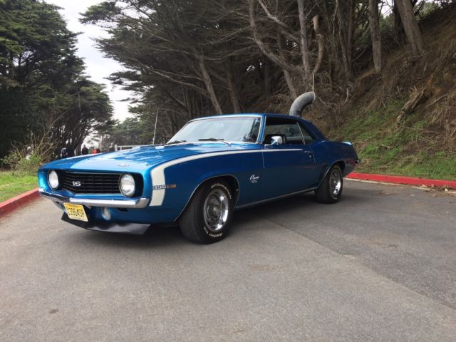 1969 Blue Chevrolet Camaro