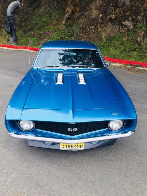 1969 Blue Chevrolet Camaro