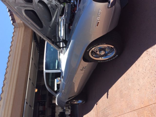 1969 Silver Chevrolet Camaro